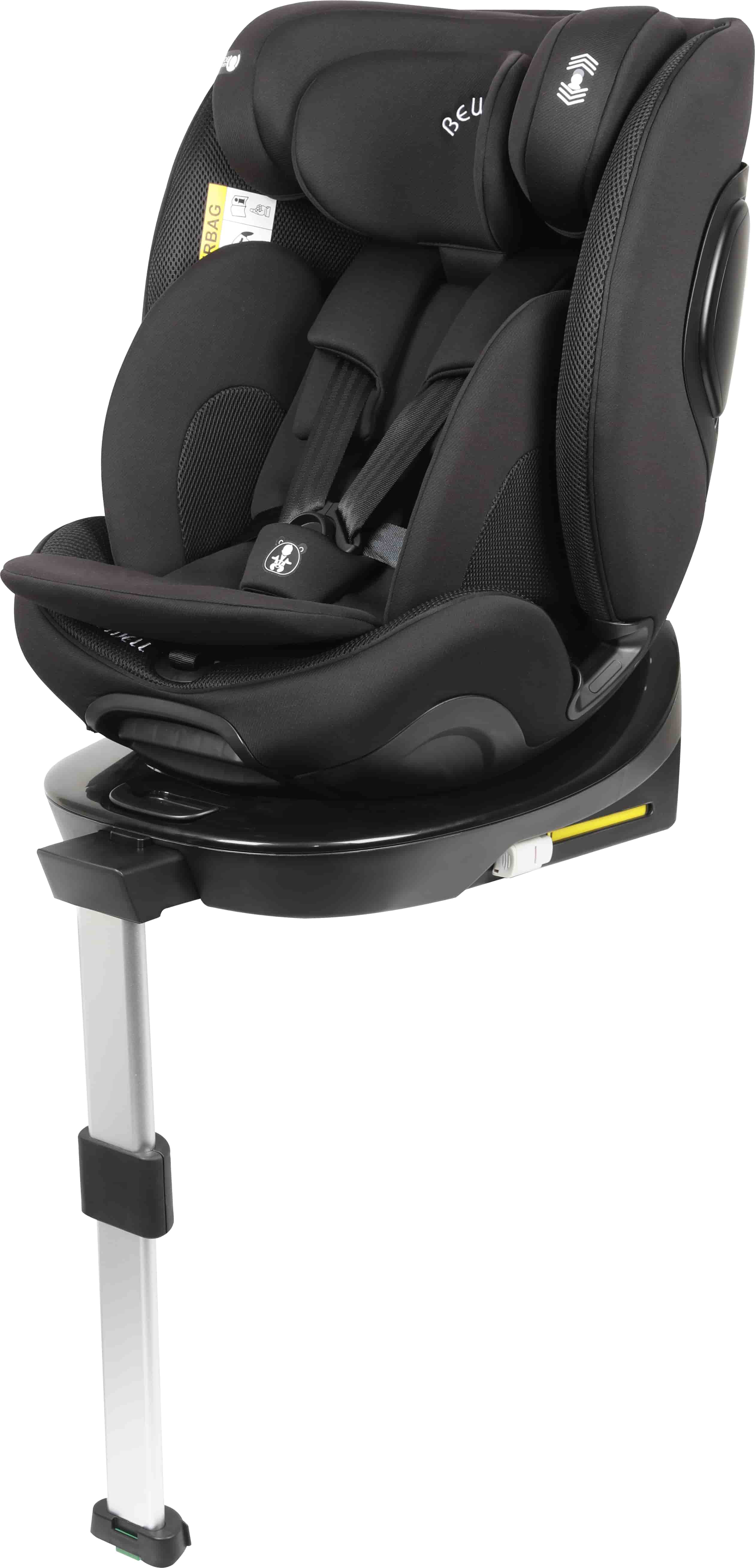 শিশুর জন্য ISOFIX এবং সাপোর্ট লেগ চাইল্ড কার সেফটি সিট 40-150 সেমি